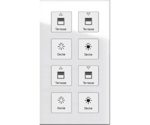 Клавиатура MDT (операция или индикатор). Glass Buttons Plus с датчиками температуры