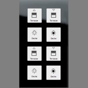MDT Keypad (Operation or Indicator). Glass Buttons Plus with temperature sensors